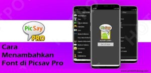 Cara Menambahkan Font di Picsay Pro