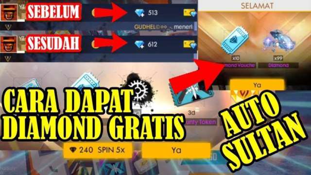 Cara Mendapatkan Diamond Free Fire Gratis