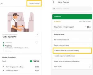 Cara Cancel Grab Food