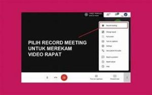 Cara Record Google Meet