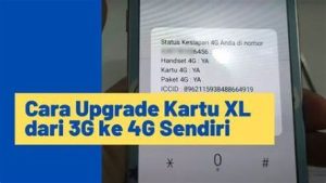 Cara Upgrade Kartu XL