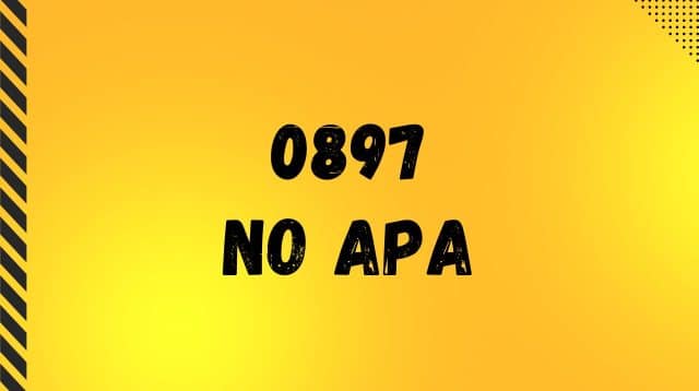 0897 No Apa