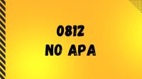 0812 No Apa