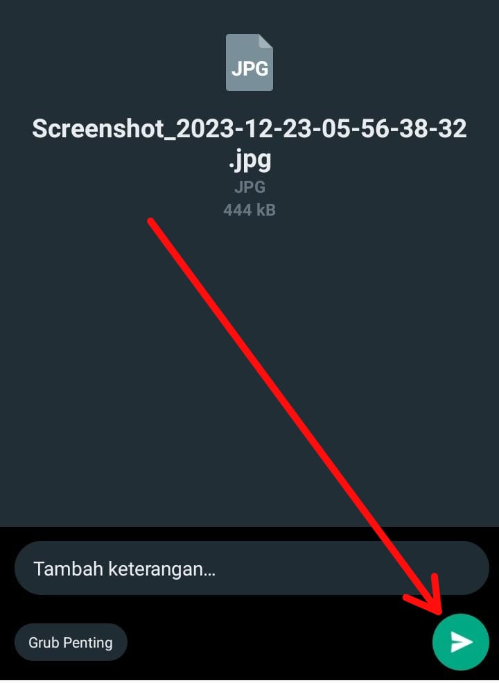 Cara Kirim File Foto Lewat WhatsApp