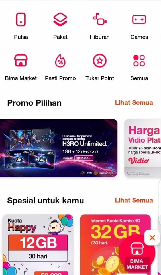 Cara Kirim Pulsa 3 ke Telkomsel